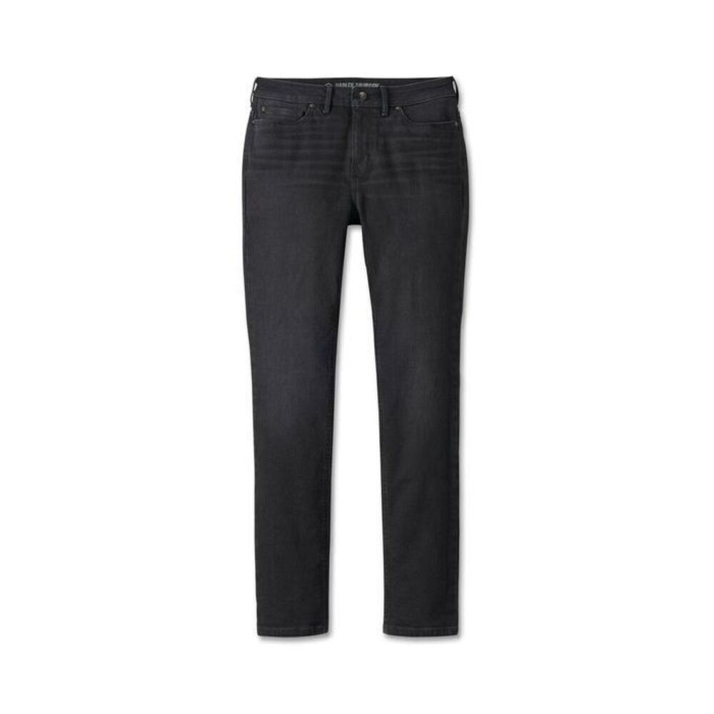 Harley Davidsons Women’s black straight leg jeans